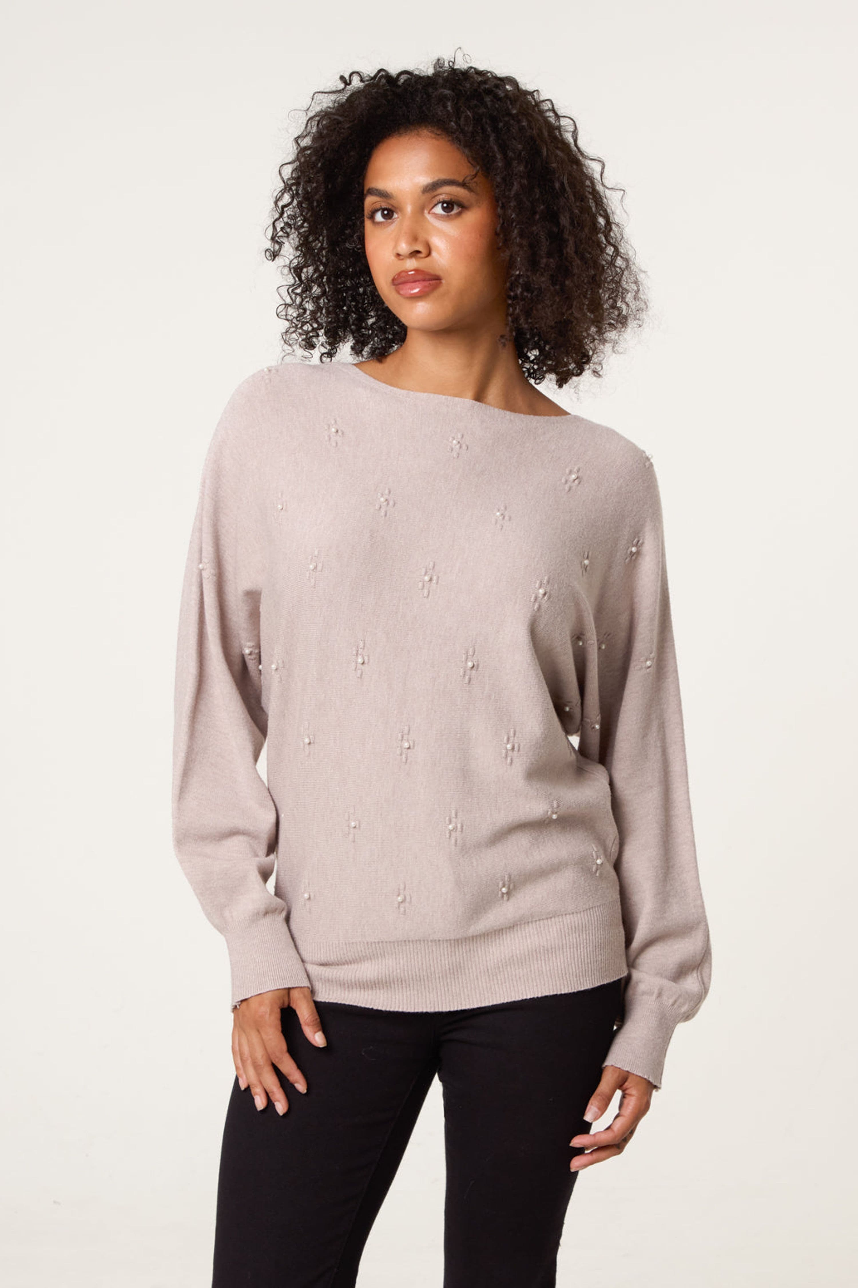 Blue Vanilla Women's Light Brown Long Sleeve Slip On Turtleneck Jumper
