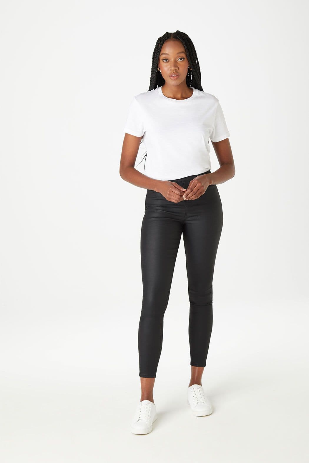 Urban Bliss Women's Coated Jegging in Black