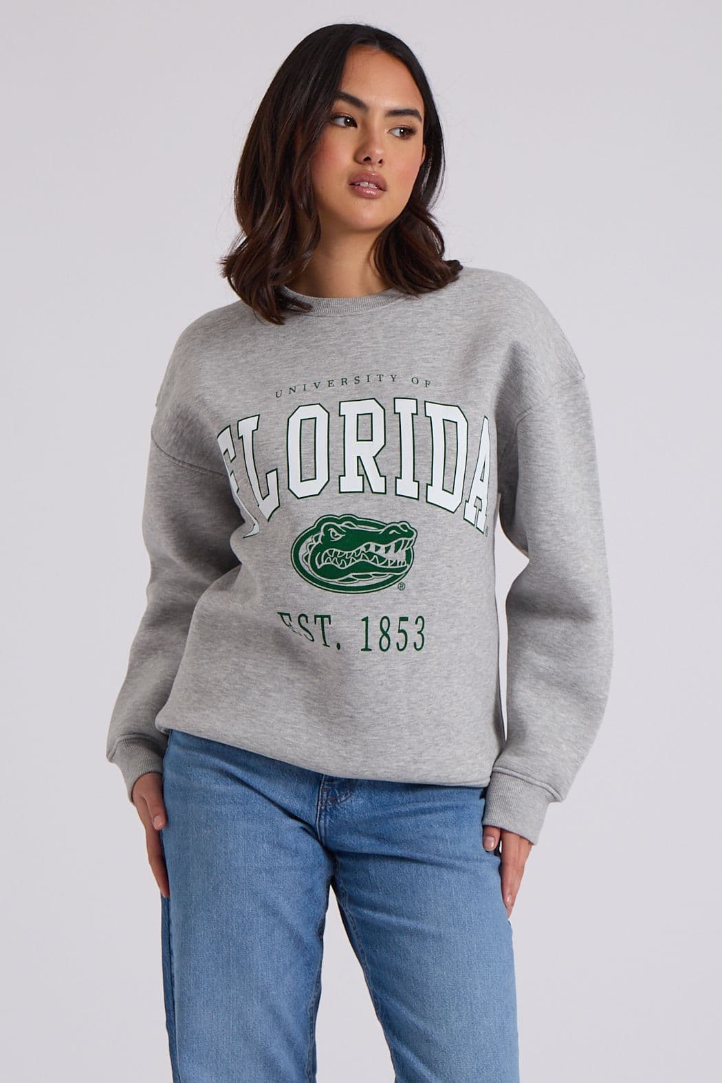 Urban Bliss Women's Oversized Sweatshirt in Grey